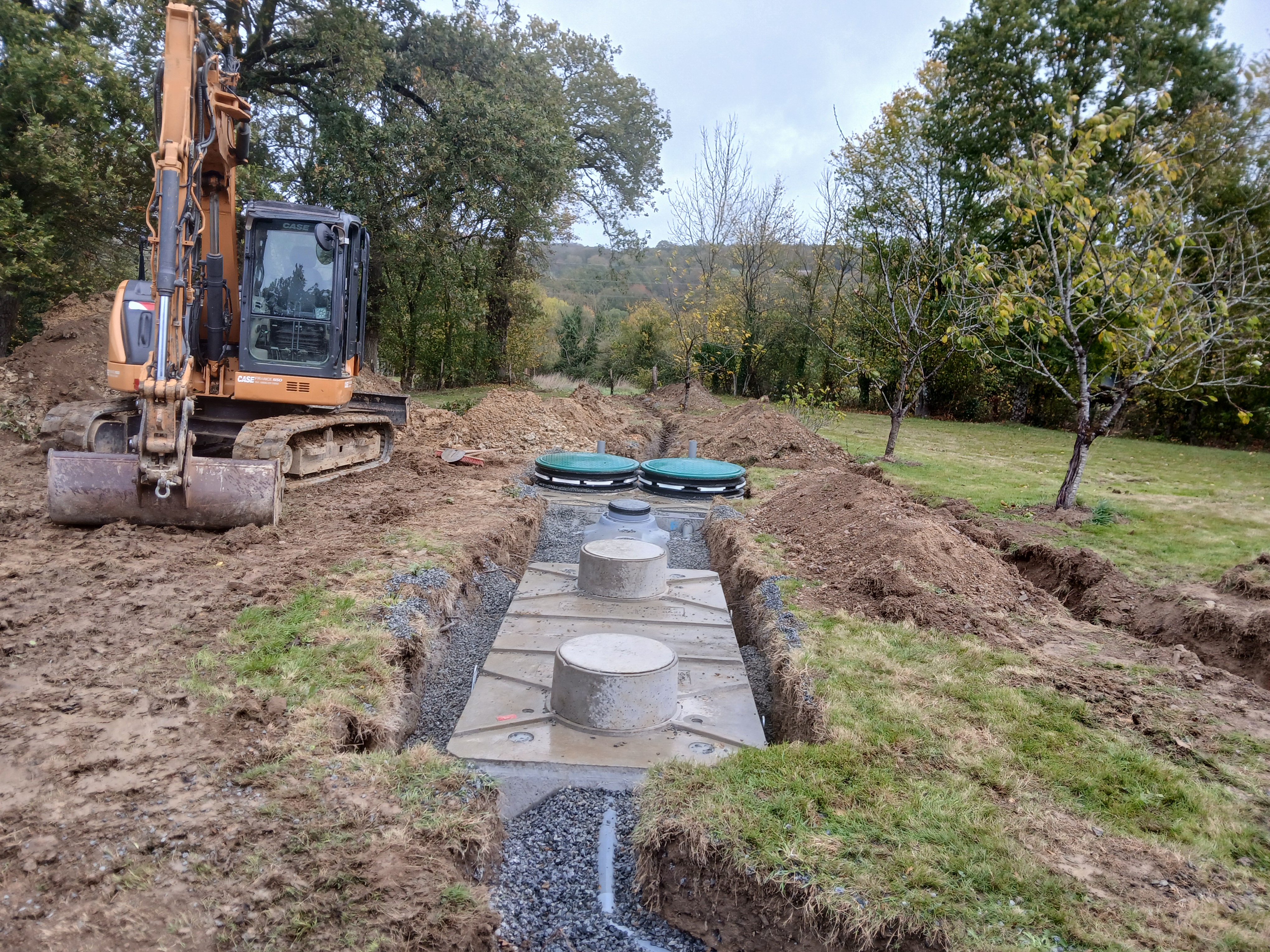 collecte de gravats et de dechets baulon