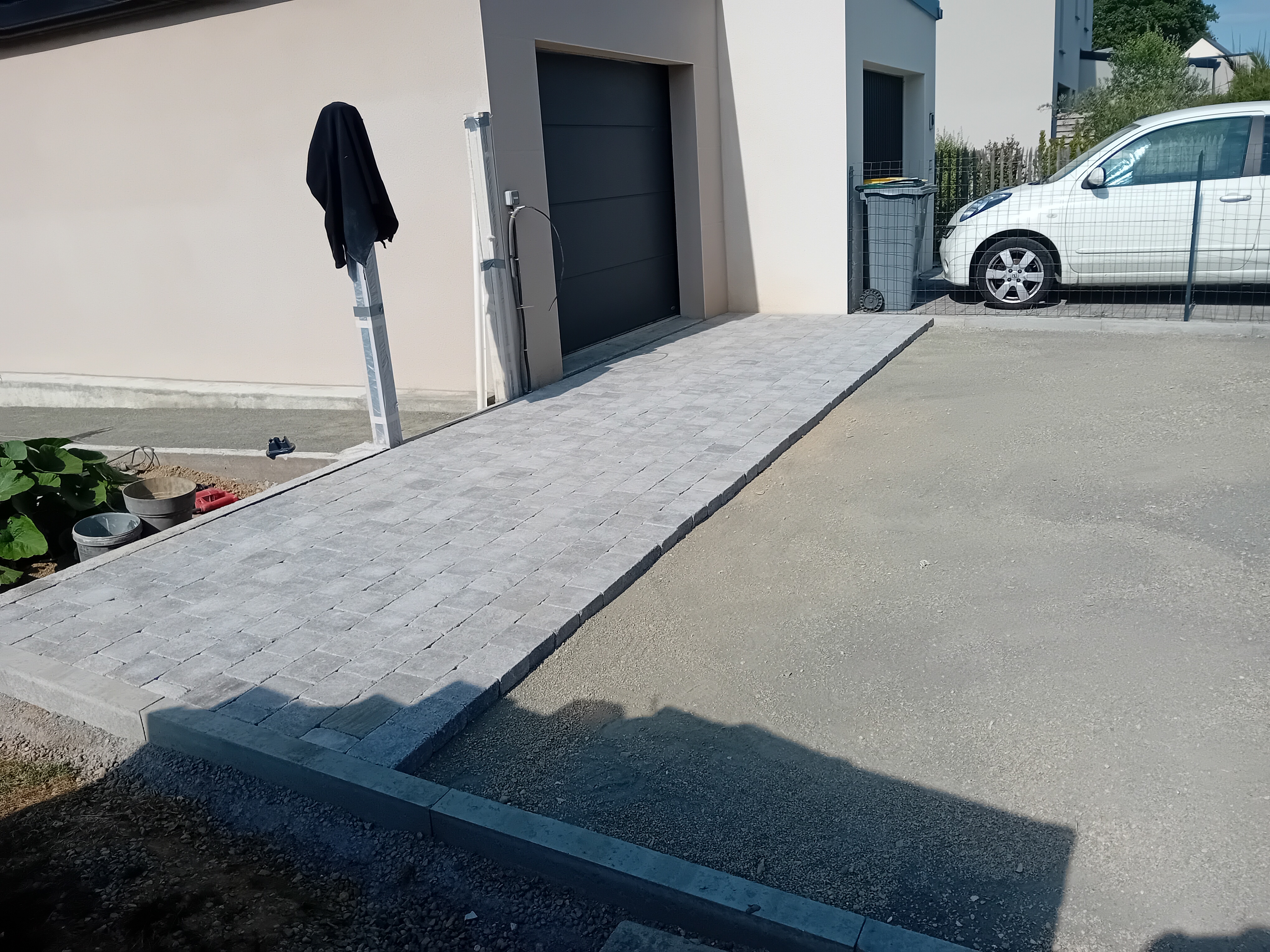 Aménagement d’une entrée de garage